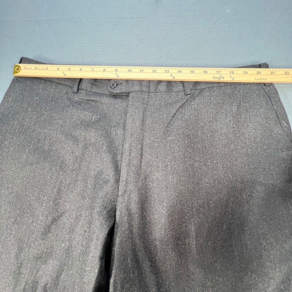 Linea Naturale Luxe Zignone Wool Cashmere Gray Dress Pants Mens 42 Made in Italy - Picture 5 of 8